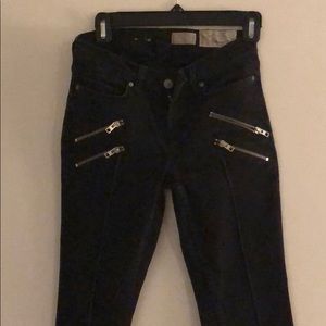 All saints black skinny jeans